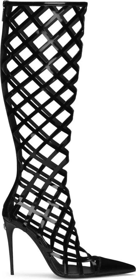 Cage Knee-Length Boots