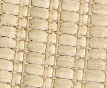 Cage Sandal in Natural Raffia with Black Leather - Image 6