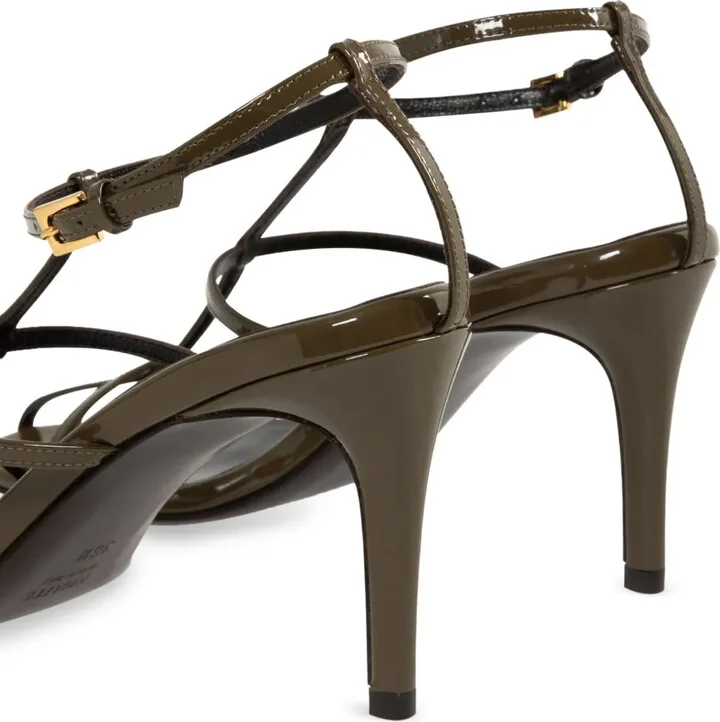 Cage strappy heeled sandals - Image 4