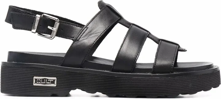 Cage-Style Open-Toe Sandals