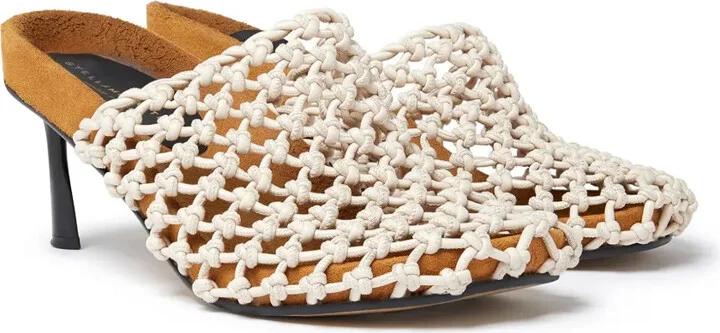 Caged Faux-Leather Mules - Image 2