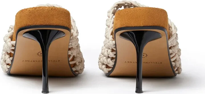 Caged Faux-Leather Mules - Image 3