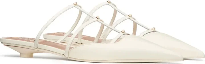 Caged Leather Mules - Image 2