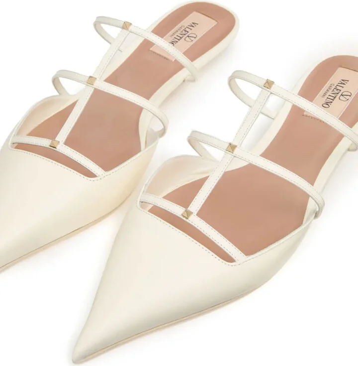 Caged Leather Mules - Image 5