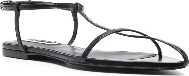 Caged Leather Sandals - Image 2