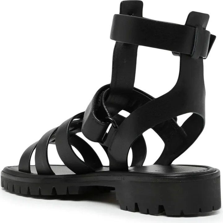 Caged Leather Sandals - Image 3