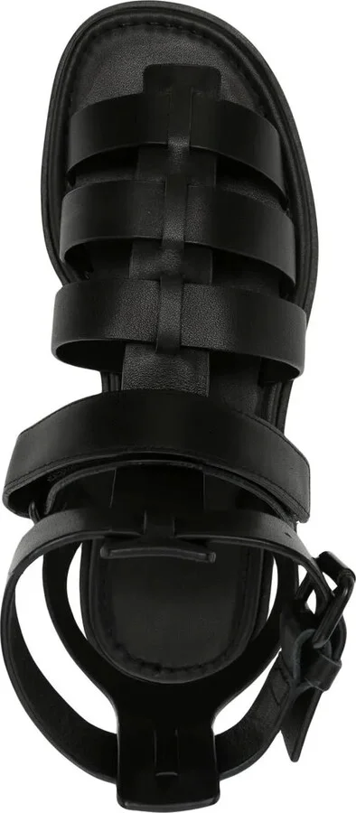 Caged Leather Sandals - Image 4