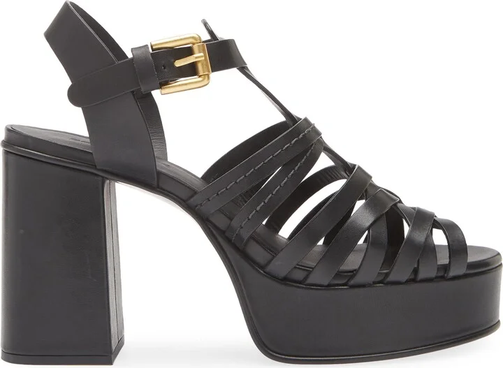 Caged Platform Sandal - Image 4