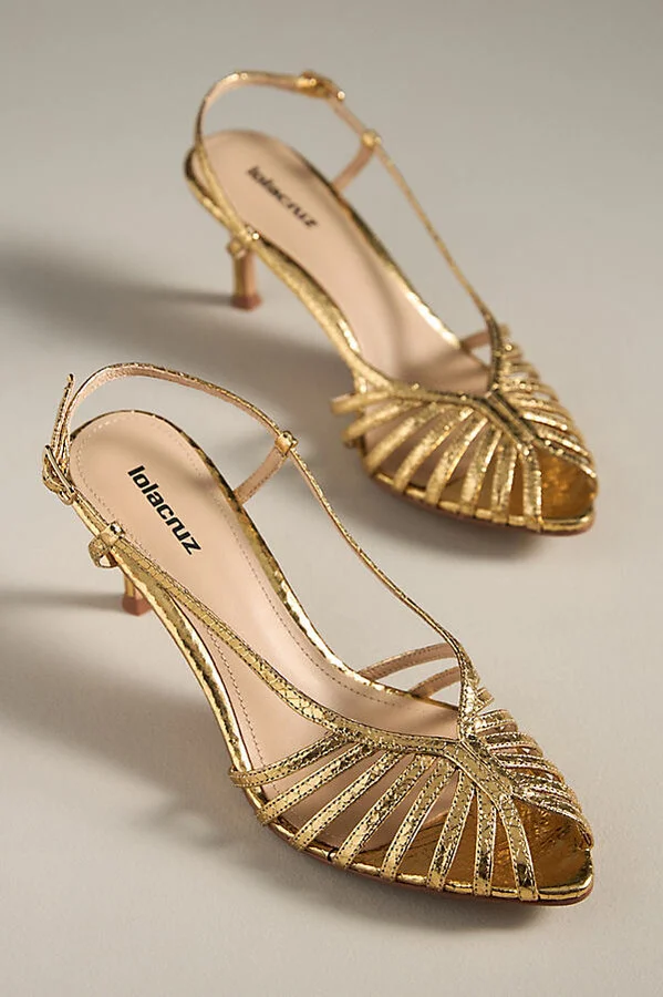 Caged Slingback Heels - Image 2