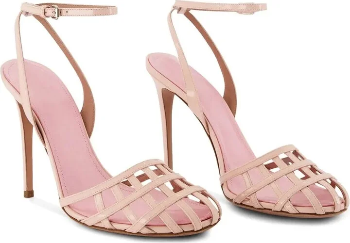 Caged Stiletto-Heel Pumps - Image 2