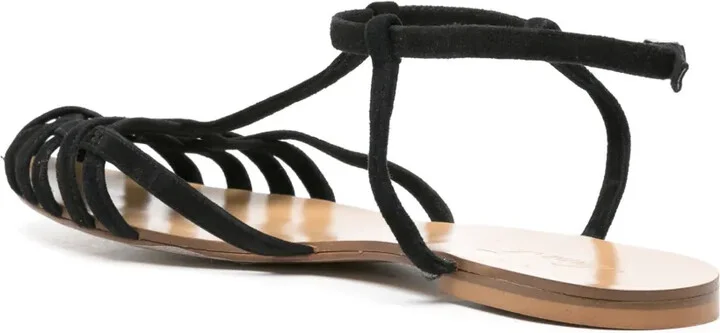 Caged Suede Sandals - Image 3