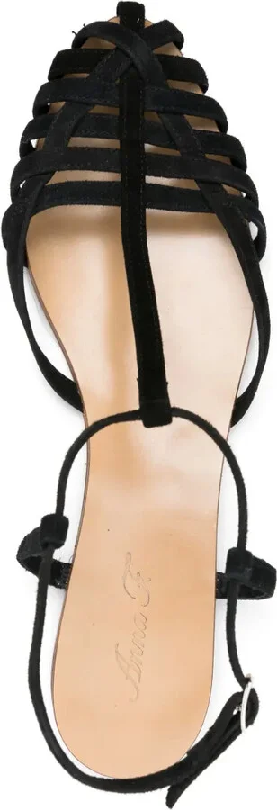 Caged Suede Sandals - Image 4
