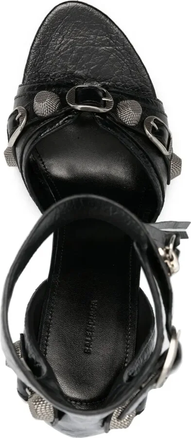 Cagole 110mm leather sandals - Image 4