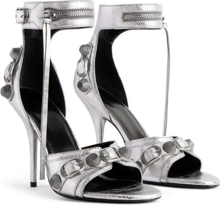 Cagole 110mm metallic-finish sandals - Image 2