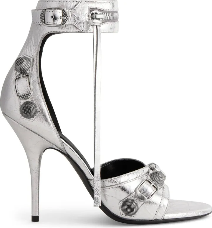Cagole 110mm metallic-finish sandals