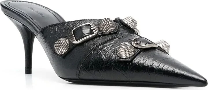 Cagole 80mm pointed mules - Image 2