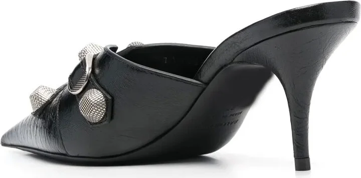 Cagole 80mm pointed mules - Image 3