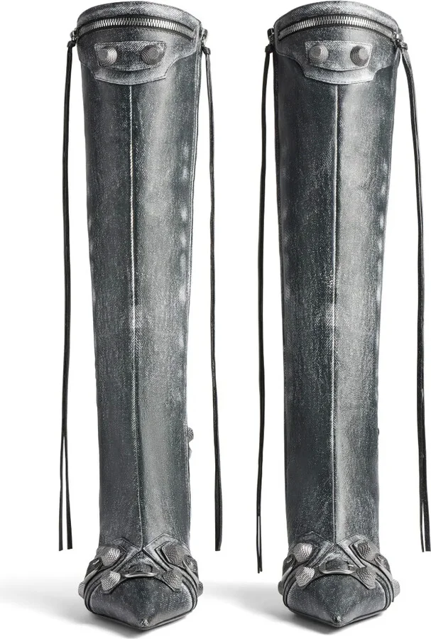 Cagole 90mm studded leather boots - Image 5
