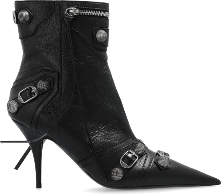 ‘Cagole’ Ankle Boots, , - Black