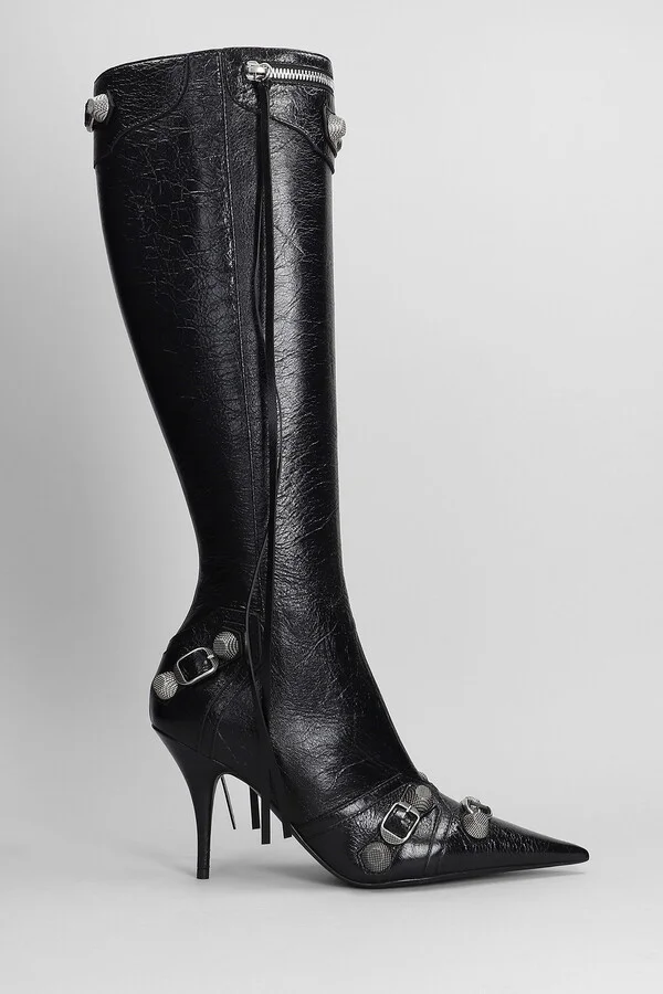Cagole Boot H90 High Heels Boots In Black Leather