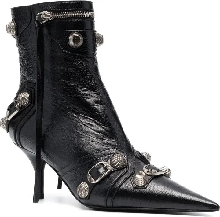 Cagole buckle-detail 70mm ankle boots - Image 2