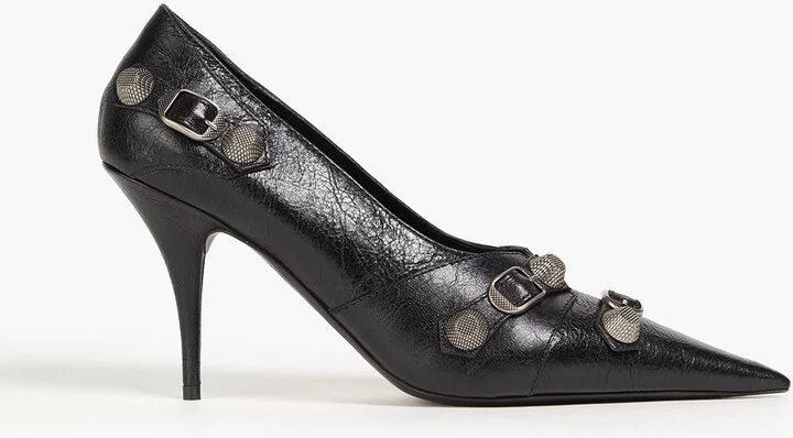 Cagole embellished leather pumps