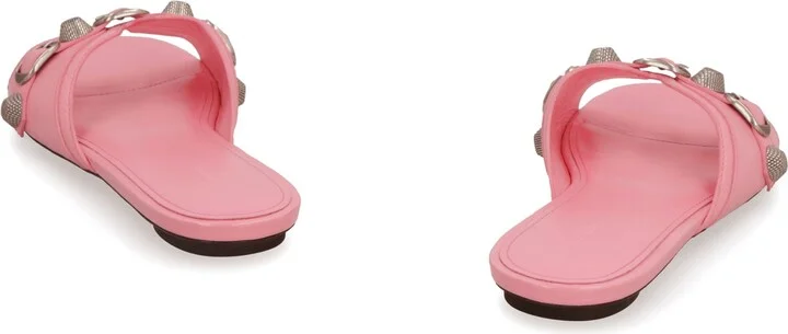 Cagole Leather Slides - Image 4