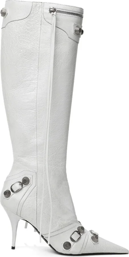 Cagole point-toe boots