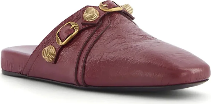 Cagole studded leather slippers - Image 2