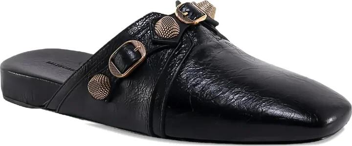 Cagole studded leather slippers - Image 2