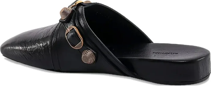 Cagole studded leather slippers - Image 3