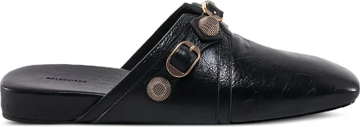 Cagole studded leather slippers