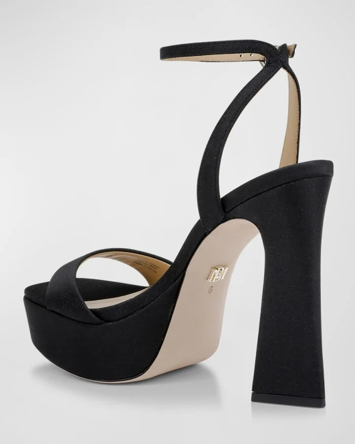 Caia Crystal Heart Platform Sandals - Image 2