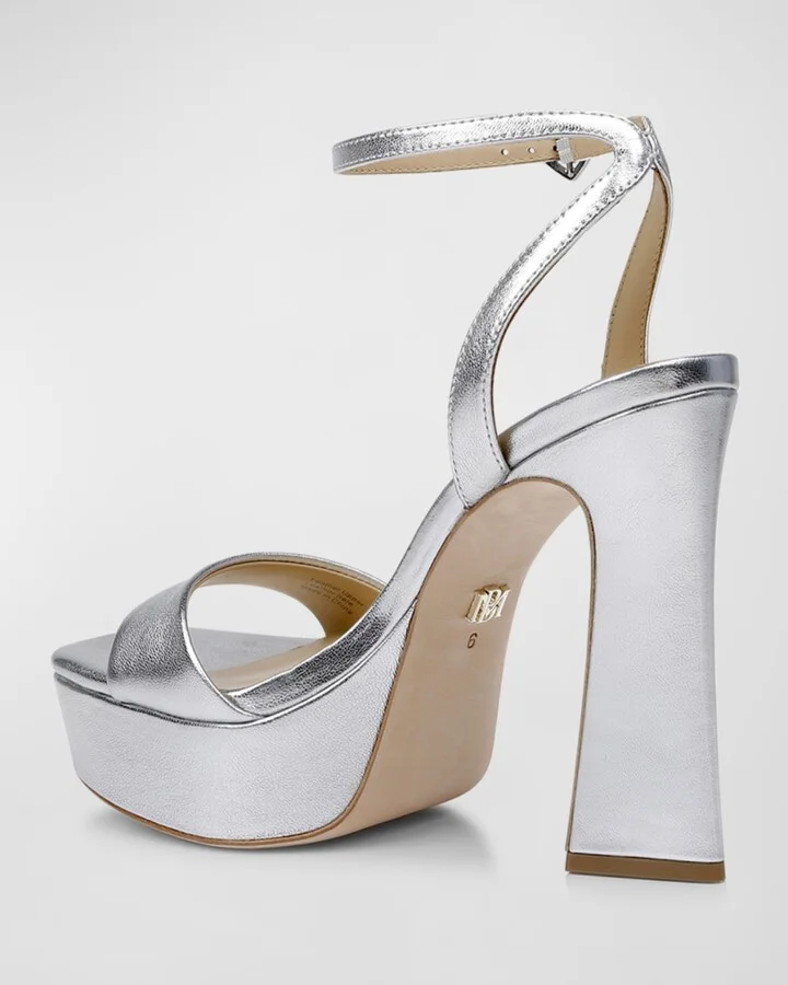 Caia Crystal Heart Platform Sandals - Image 4