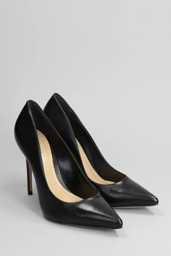 Caiolea Pumps In Black Leather - Image 2