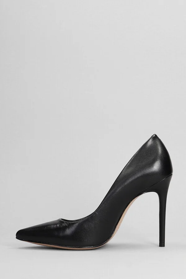 Caiolea Pumps In Black Leather - Image 3