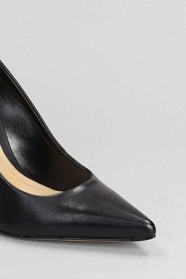 Caiolea Pumps In Black Leather - Image 5
