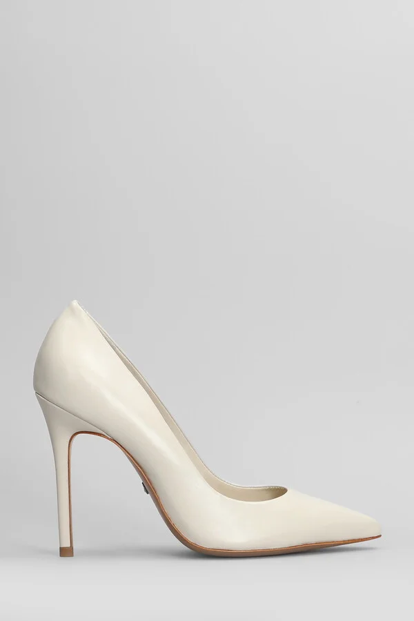 Caiolea Pumps In White Leather