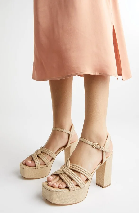 Cairo Ankle Strap Platform Sandal - Image 8