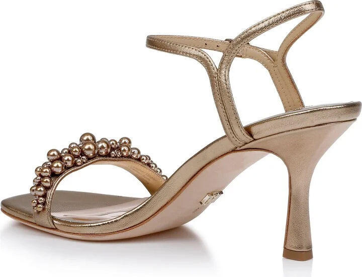 Caitlyn Metallic Satin Sandal - Image 2