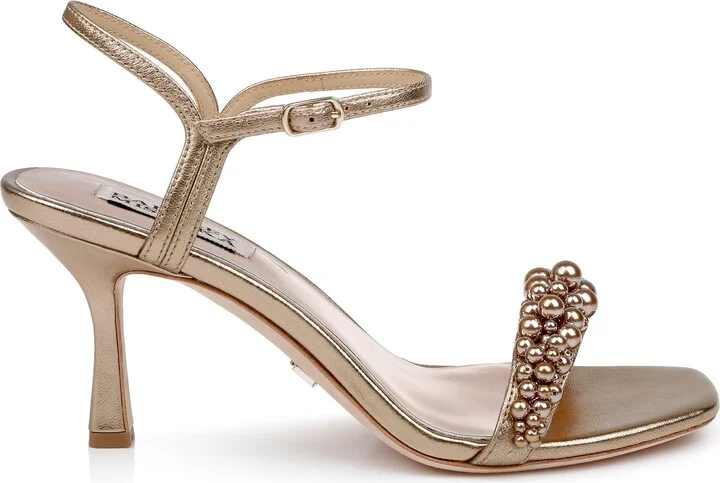 Caitlyn Metallic Satin Sandal - Image 3
