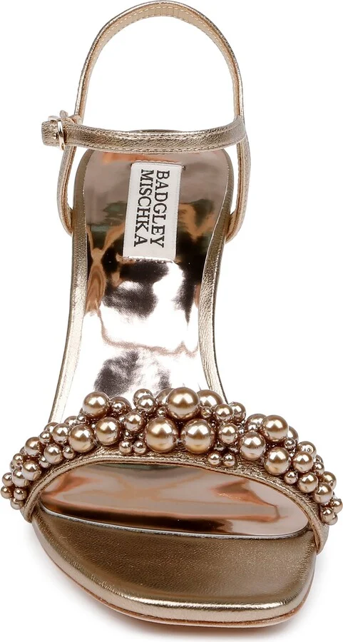 Caitlyn Metallic Satin Sandal - Image 4