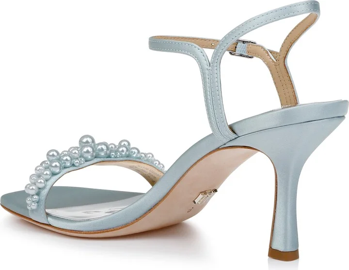 Caitlyn Metallic Satin Sandal - Image 8