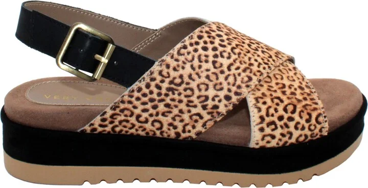 Calabar Genuine Calf Hair Platform Sandal - Image 2