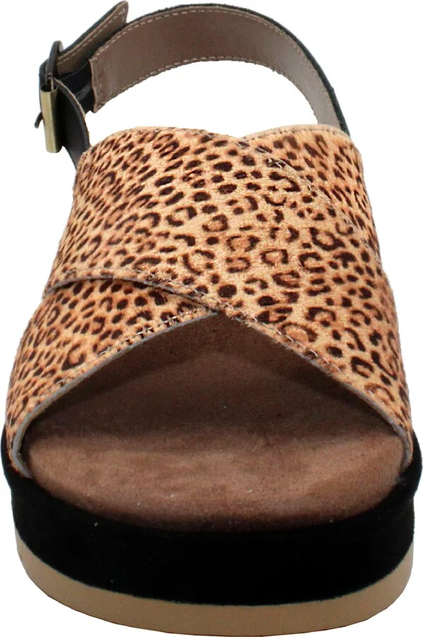 Calabar Genuine Calf Hair Platform Sandal - Image 3