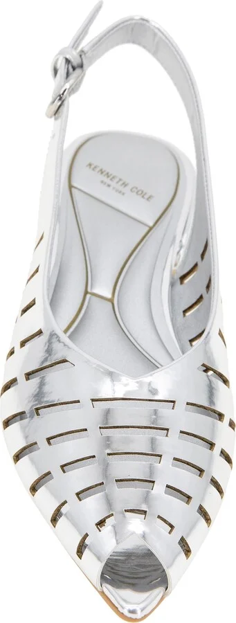 Calabra Slingback Peep Toe Flat - Image 4