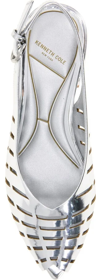Calabra Slingback Peep Toe Flat - Image 5