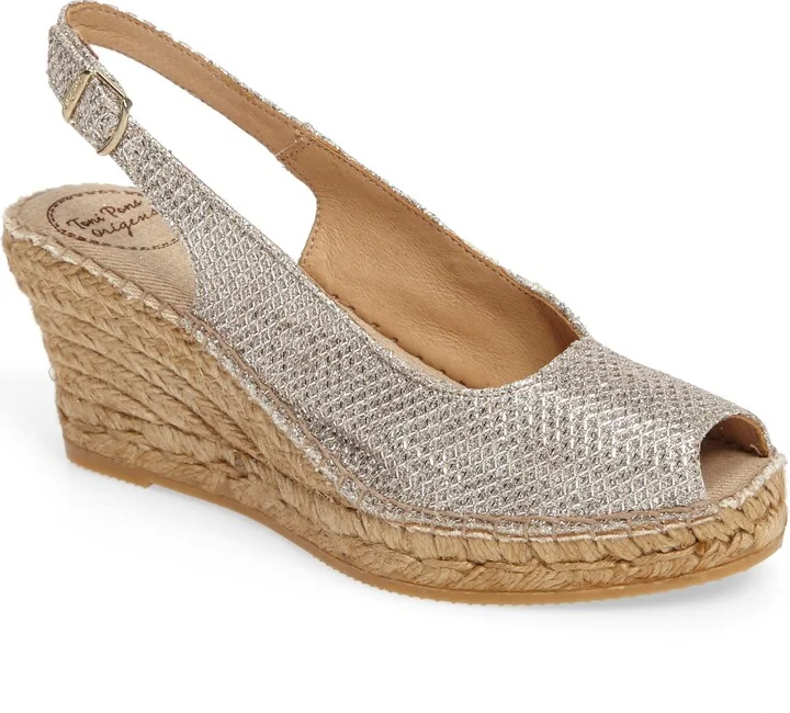 Calafell Slingback Wedge Espadrille