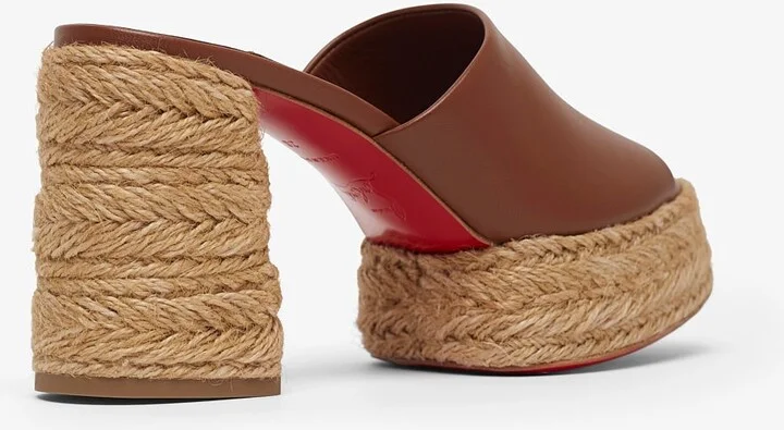 Calakala 85 brown leather espadrilles - Image 3