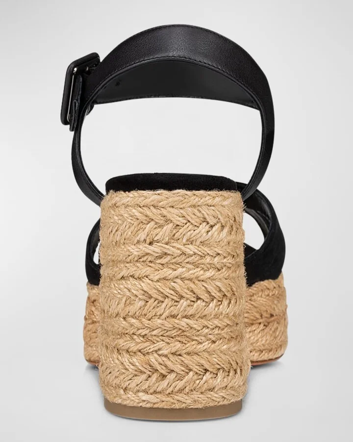 Calakala Crisscross Red Sole Espadrille Sandals - Image 3